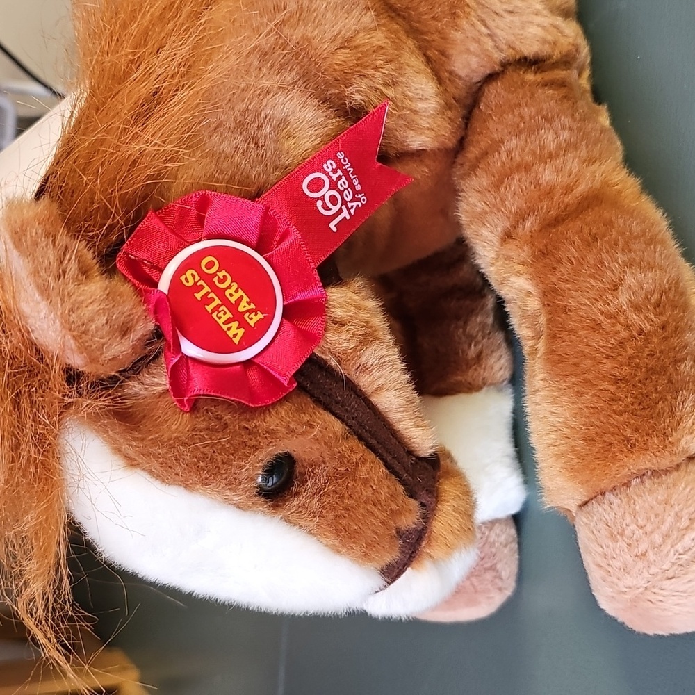 Limeted Edition Plush Top, Pony Named MACK. To Celebrate 160 Years Of WELLS FARG - Picture 2 of 11